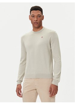 Napapijri Sweter Droz NP0A4I2G Szary Regular Fit ze sklepu MODIVO w kategorii Swetry męskie - zdjęcie 185634890