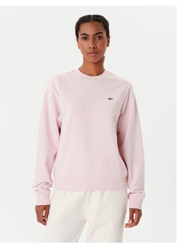 Lacoste Bluza SF5270 Różowy Regular Fit ze sklepu MODIVO w kategorii Bluzy damskie - zdjęcie 185634911