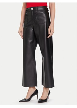 Morgan Spodnie z imitacji skóry 242-PCHOU Czarny Wide Leg ze sklepu MODIVO w kategorii Spodnie damskie - zdjęcie 185634981