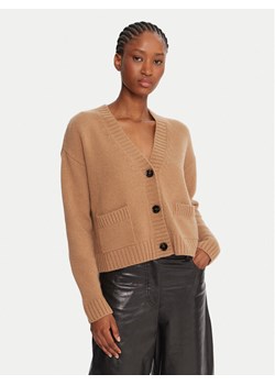Weekend Max Mara Kardigan Filmato 2525346062 Beżowy Regular Fit ze sklepu MODIVO w kategorii Swetry damskie - zdjęcie 185634992