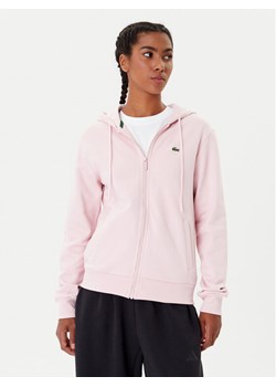 Lacoste Bluza SF5256 Różowy Regular Fit ze sklepu MODIVO w kategorii Bluzy damskie - zdjęcie 185635044