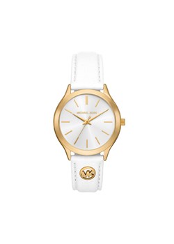 Michael Kors Zegarek Slim Runway MK7466 Biały ze sklepu MODIVO w kategorii Zegarki - zdjęcie 185635091