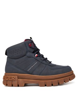 Tommy Hilfiger Trzewiki T3X5-34129-1696 D Granatowy ze sklepu MODIVO w kategorii Buty zimowe dziecięce - zdjęcie 185635130