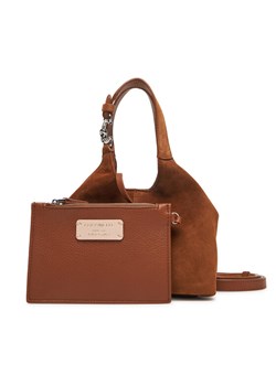 Coccinelle Torebka THE Coccinelle C-Easy E1 THE 58 01 01 Brązowy ze sklepu MODIVO w kategorii Torby Shopper bag - zdjęcie 185635144