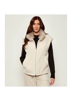 Marc Cain Kamizelka | Loose fit | z dodatkiem wełny ze sklepu Gomez Fashion Store w kategorii Kamizelki damskie - zdjęcie 185638181