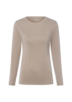 brookshire Damska koszulka z długim rękawem Kobiety Bawełna jasny szary jednolity ze sklepu vangraaf w kategorii Bluzki damskie - zdjęcie 185638341