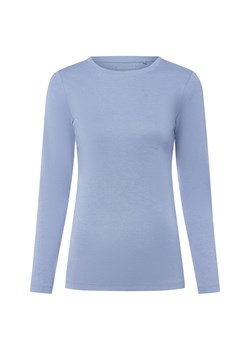 brookshire Damska koszulka z długim rękawem Kobiety Bawełna jasnoniebieski jednolity ze sklepu vangraaf w kategorii Bluzki damskie - zdjęcie 185638342