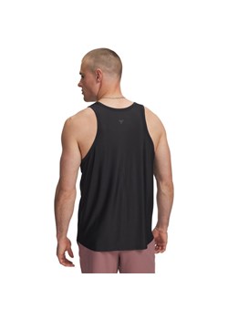 Męski top treningowy Under Armour Project Rock Iso Chill Tank - czarny ze sklepu Sportstylestory.com w kategorii T-shirty męskie - zdjęcie 185638930