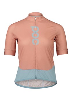 POC Koszulka kolarska &quot;Essential Road&quot; w kolorze jasnoróżowo-błękitnym ze sklepu Limango Polska w kategorii Bluzki damskie - zdjęcie 185639373