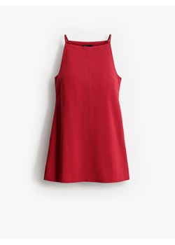 Mohito - Bordowa sukienka mini - czerwony ze sklepu Mohito w kategorii Sukienki - zdjęcie 185640451