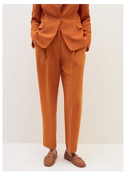 STEFANEL Spodnie w kolorze jasnobrązowym ze sklepu Limango Polska w kategorii Spodnie damskie - zdjęcie 185641824