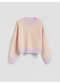 Reserved - Sweter w paski - wielobarwny ze sklepu Reserved w kategorii Swetry damskie - zdjęcie 185642522