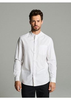 Sinsay - Bawełniana koszula regular fit - biały ze sklepu Sinsay w kategorii Koszule męskie - zdjęcie 185643692