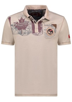 Canadian Peak Koszulka polo &quot;Kimaceak&quot; w kolorze beżowym ze sklepu Limango Polska w kategorii T-shirty męskie - zdjęcie 185644903