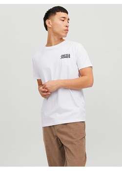 Jack &amp; Jones Koszulka &quot;Jjecorp&quot; w kolorze białym ze sklepu Limango Polska w kategorii T-shirty męskie - zdjęcie 185645141