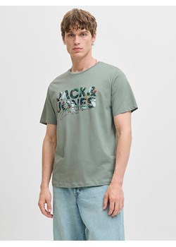 Jack &amp; Jones Koszulka &quot;Jjgeplas&quot; w kolorze zielonym ze sklepu Limango Polska w kategorii T-shirty męskie - zdjęcie 185645492
