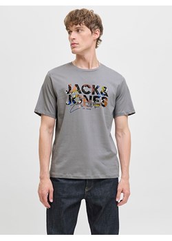 Jack &amp; Jones Koszulka &quot;Jjgeplas&quot; w kolorze szarym ze sklepu Limango Polska w kategorii T-shirty męskie - zdjęcie 185645520