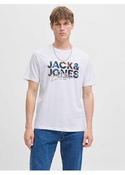 Jack &amp; Jones Koszulka &quot;Jjgeplas&quot; w kolorze białym ze sklepu Limango Polska w kategorii T-shirty męskie - zdjęcie 185645534
