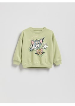 Reserved - Bluza Tom i Jerry - jasnozielony - id: 032FK-07X - marki Reserved - 185645981 Reserved - Bluza Tom i Jerry - jasnozielony ze sklepu Reserved w kategorii Bluzy chłopięce - zdjęcie 185645981