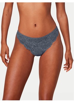 Triumph Figi brazylijskie Amourette Charm 10218296 Niebieski ze sklepu MODIVO w kategorii Majtki damskie - zdjęcie 185646762