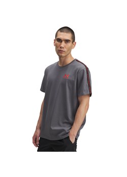 Męski t-shirt Under Armour UA Icon HWT Tee Taping - szary ze sklepu Sportstylestory.com w kategorii T-shirty męskie - zdjęcie 185650160