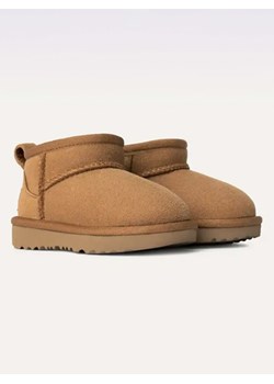 UGG Botki &quot;Classic Ultra Mini&quot; w kolorze jasnobrązowym ze skóry owczej ze sklepu Limango Polska w kategorii Buty zimowe dziecięce - zdjęcie 185650642