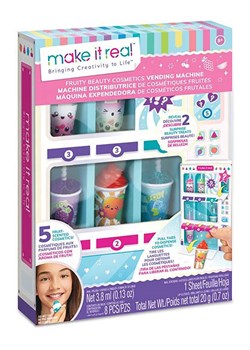 make it real Zestaw do makijażu &quot;Fruity Beauty Lipgloss&quot; - 8+ ze sklepu Limango Polska w kategorii Zabawki - zdjęcie 185650664
