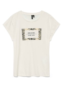 Vero Moda Koszulka w kolorze kremowym ze sklepu Limango Polska w kategorii Bluzki damskie - zdjęcie 185650791