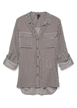 Vero Moda Koszula w kolorze czarno-białym ze sklepu Limango Polska w kategorii Koszule damskie - zdjęcie 185651514