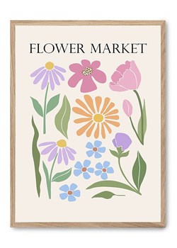 poster lab Druk artystyczny &quot;Flower market&quot; w ramce ze sklepu Limango Polska w kategorii Obrazy - zdjęcie 185652200