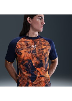 Męska koszulka piłkarska z krótkim rękawem Dri-FIT Nike Academy+ - Niebieski ze sklepu Nike poland w kategorii T-shirty męskie - zdjęcie 185653010