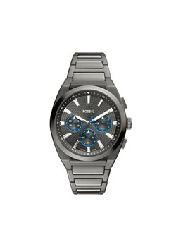 Zegarek Fossil Everett  Chronograph FS6107 Szary ze sklepu eobuwie.pl w kategorii Zegarki - zdjęcie 185653244