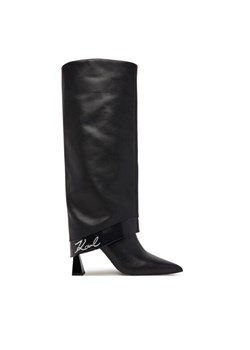 KARL LAGERFELD Kozaki KL32081 Czarny ze sklepu MODIVO w kategorii Kozaki damskie - zdjęcie 185653931