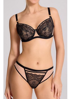 Marilyn majtki brazyliany z koronką Avril Poupee, Kolor cielisto-czarny, Rozmiar L, Marilyn ze sklepu Primodo w kategorii Majtki damskie - zdjęcie 185654482