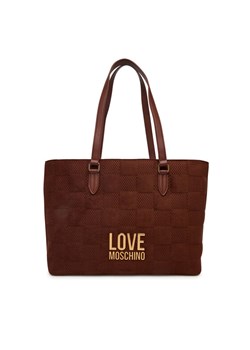 Torebka LOVE MOSCHINO JC4123PP0NKB120A Brązowy ze sklepu eobuwie.pl w kategorii Torebki damskie - zdjęcie 185655860