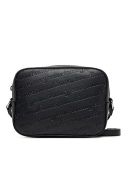 Torebka Tommy Jeans Tjw Must Aop Camera Bag AW0AW17865 Czarny ze sklepu eobuwie.pl w kategorii Listonoszki - zdjęcie 185655884