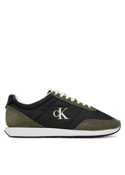 Sneakersy Calvin Klein Retro Runner Ess Mix Mat YM0YM01361 Czarny ze sklepu eobuwie.pl w kategorii Buty sportowe męskie - zdjęcie 185655983