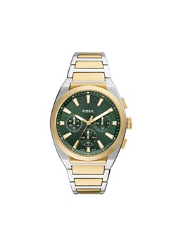 Zegarek Fossil Everett  Chronograph FS6106 Złoty ze sklepu eobuwie.pl w kategorii Zegarki - zdjęcie 185656000