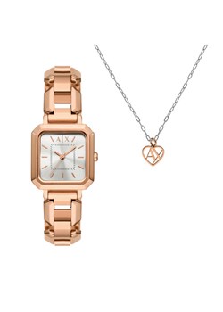 Zegarek Armani Exchange Leila AX7167SET Złoty ze sklepu eobuwie.pl w kategorii Zegarki - zdjęcie 185656034