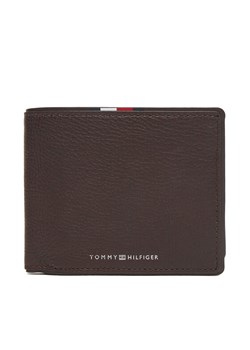 Duży Portfel Męski Tommy Hilfiger Th Corp Cc Flap & Coin AM0AM13741 Brązowy ze sklepu eobuwie.pl w kategorii Portfele męskie - zdjęcie 185656110