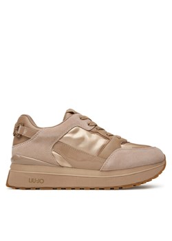 Sneakersy Liu Jo Maxi Wonder 91 BF5005 PX522 Beżowy ze sklepu eobuwie.pl w kategorii Buty sportowe damskie - zdjęcie 185658832