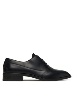 Calvin Klein Półbuty Slim Ess Oxford Lth HM0HM01929 Czarny ze sklepu MODIVO w kategorii Buty eleganckie męskie - zdjęcie 185659124