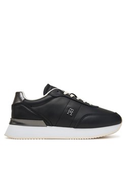 Tommy Hilfiger Sneakersy Chic Fashion Runner FW0FW08695 Czarny ze sklepu MODIVO w kategorii Buty sportowe damskie - zdjęcie 185659172
