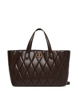 TWINSET Torebka 252TB7050 Brązowy ze sklepu MODIVO w kategorii Torby Shopper bag - zdjęcie 185659361