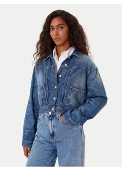 Tommy Jeans Kurtka jeansowa DW0DW21061 Granatowy Regular Fit ze sklepu MODIVO w kategorii Kurtki damskie - zdjęcie 185659363