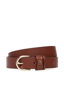 Tommy Hilfiger Pasek Damski Essential Effortless 2.5 Go AW0AW16836 Brązowy ze sklepu MODIVO w kategorii Paski damskie - zdjęcie 185659380