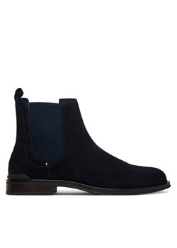 Tommy Hilfiger Sztyblety Corporate FM0FM05580 Granatowy ze sklepu MODIVO w kategorii Buty zimowe męskie - zdjęcie 185659381