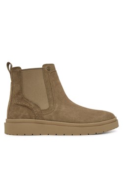 Clarks Sztyblety Polden Easy 26183407 Beżowy ze sklepu MODIVO w kategorii Buty zimowe męskie - zdjęcie 185659560