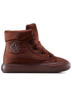 Buty damskie Converse Chuck Taylor All Star Elements Boot A12940C - brązowe ze sklepu streetstyle24.pl w kategorii Buty zimowe dziecięce - zdjęcie 185662473