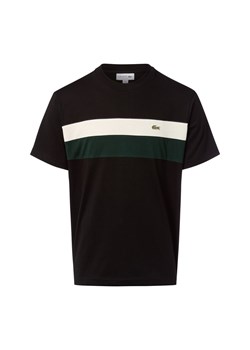 Lacoste Koszulka męska Mężczyźni Bawełna czarny wzorzysty ze sklepu vangraaf w kategorii T-shirty męskie - zdjęcie 185664423